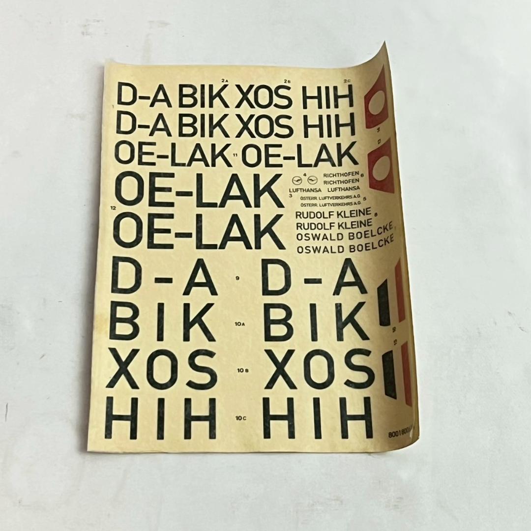 Roco ロコ JU52/3m HO1800 Junkers 52/3m 未組立