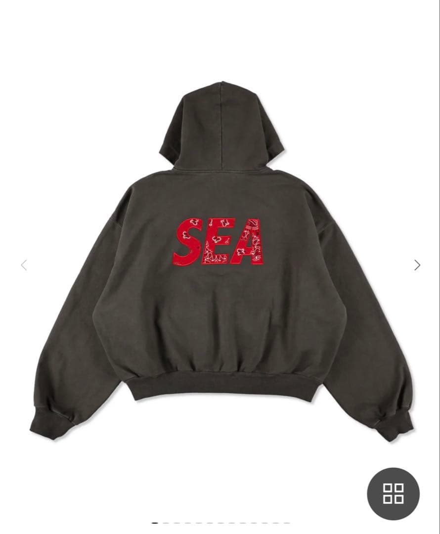 トップス WINDANDSEA Bandana Zip Up Sweatshirt