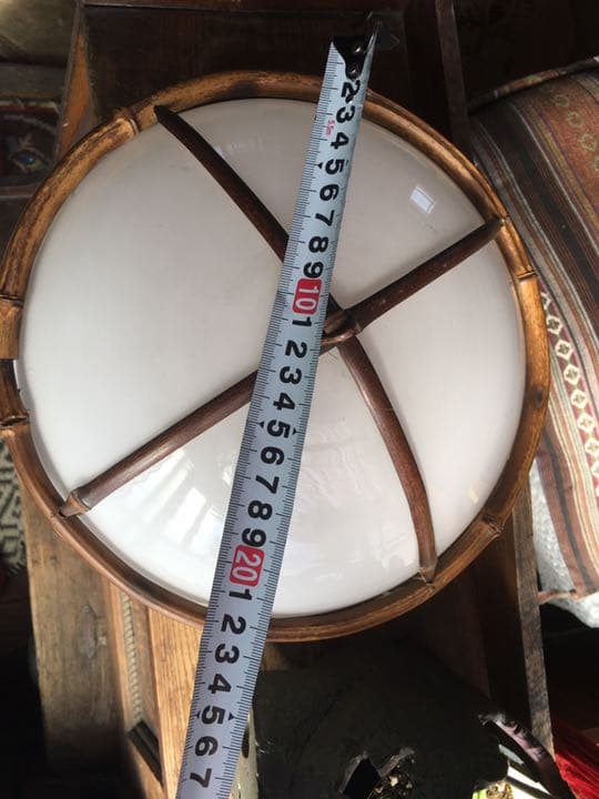 和製　アンティーク　骨董　竹細工　電笠　電傘