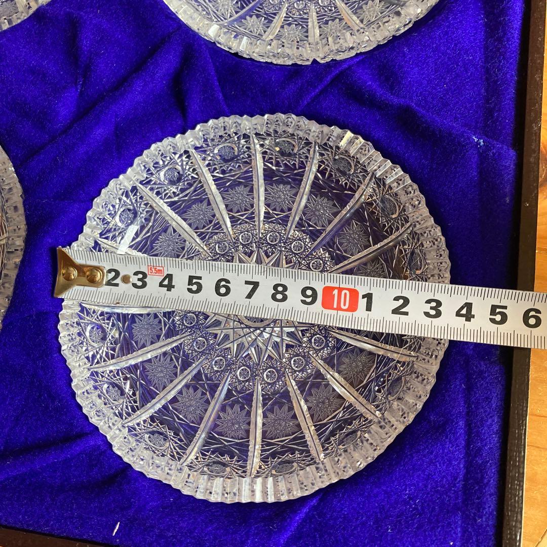 Bohemia Glass カットガラス 6枚セット