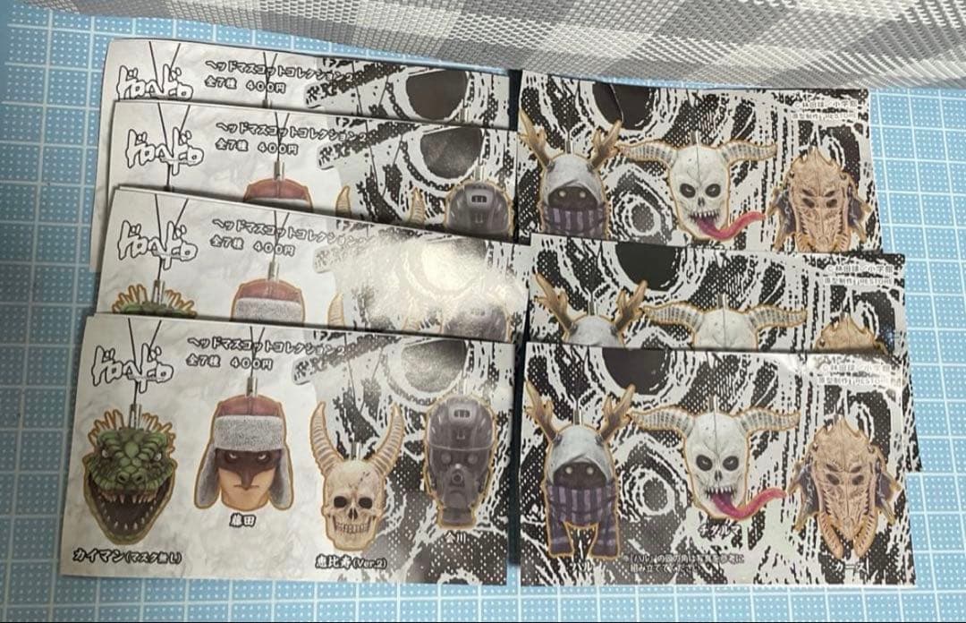 ドロヘドロ ヘッド マスコット フィギュア ストラップ 7種 コンプ メルカリ便