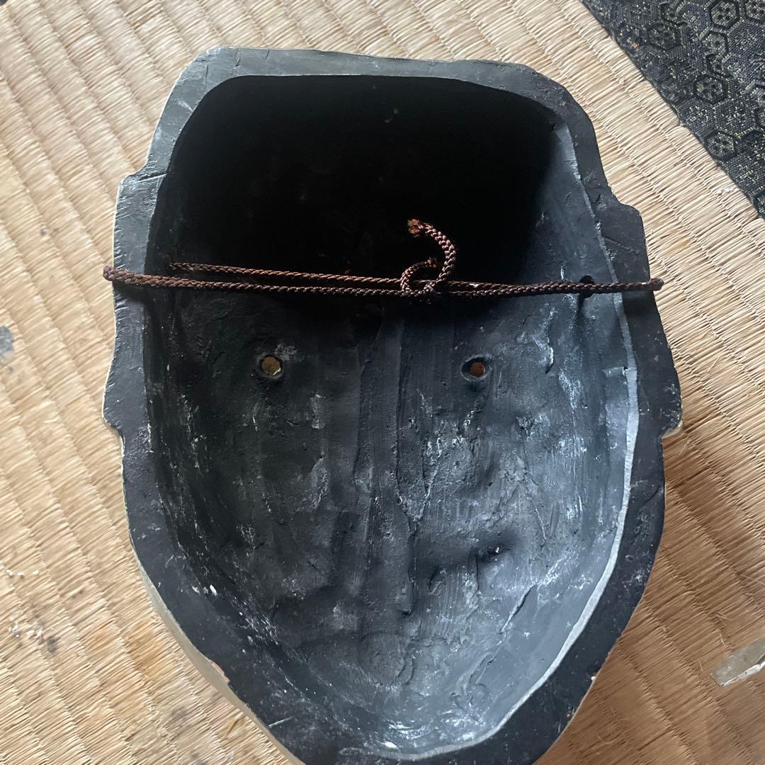 天神　能面　陶器製