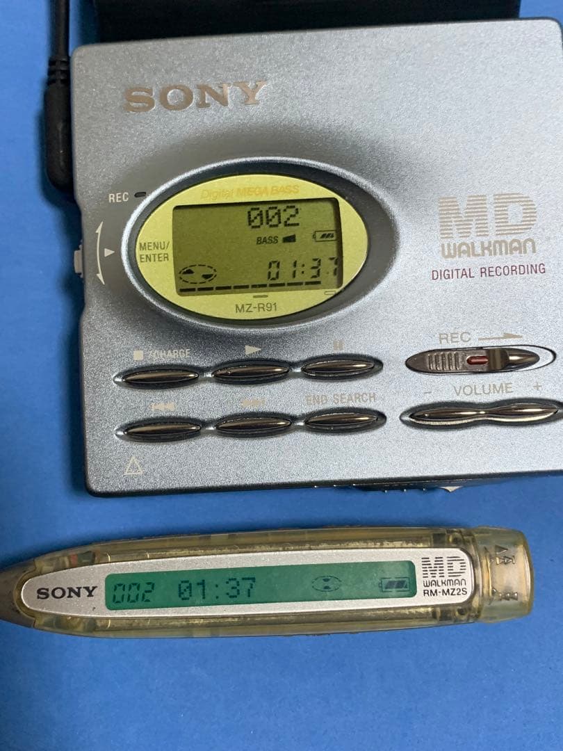 SONY 　MZ-R91 　ポータブルMDウォークマン 動作品