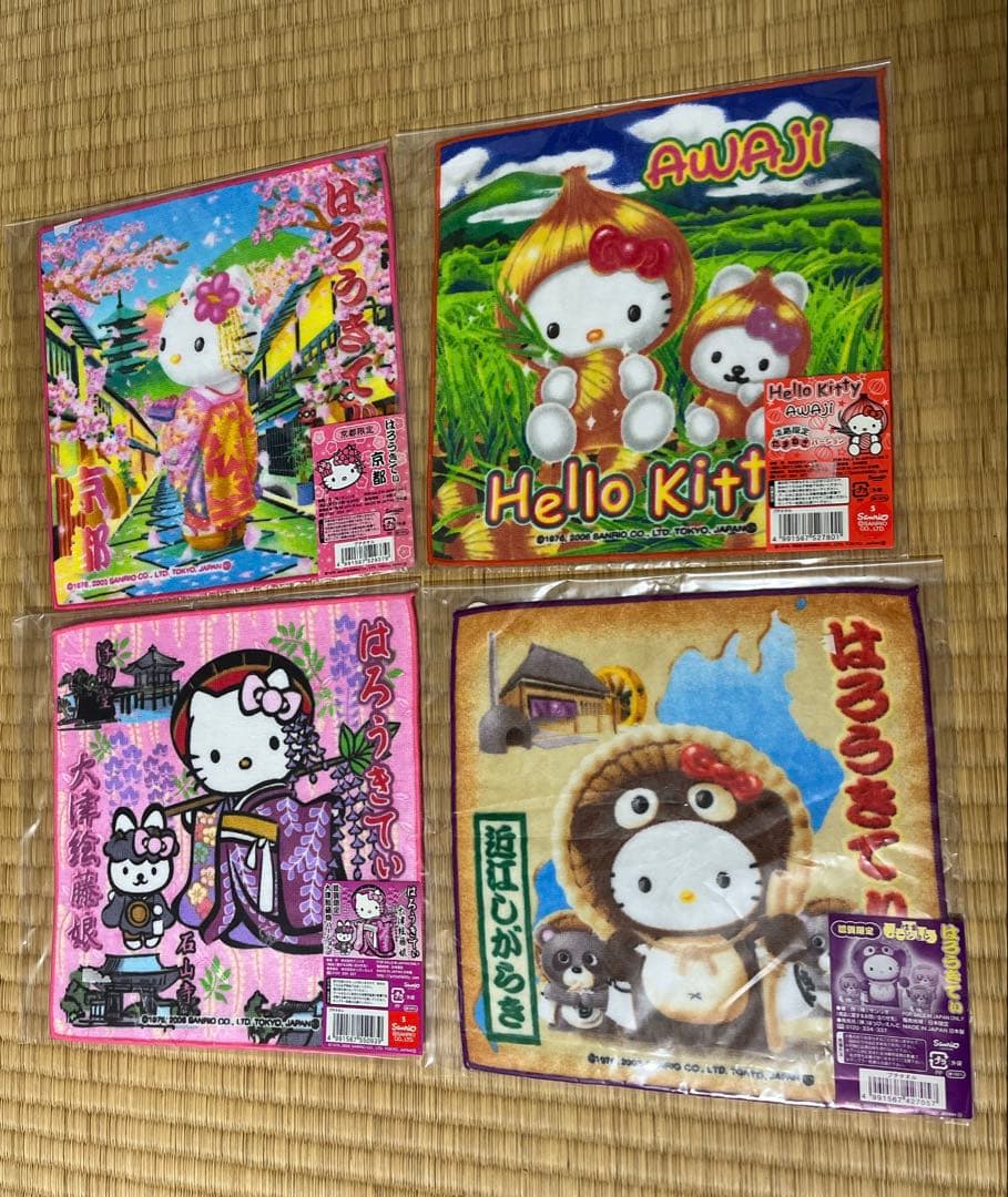 ご当地キティ ハンドタオル