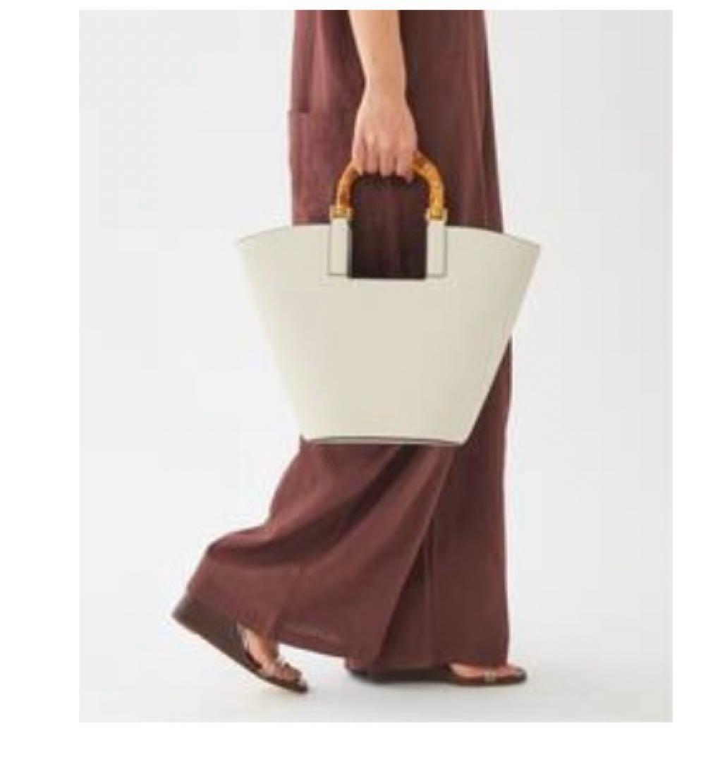 Plage ORSETTO SP BAMBOO TOTE BAG ベージュ