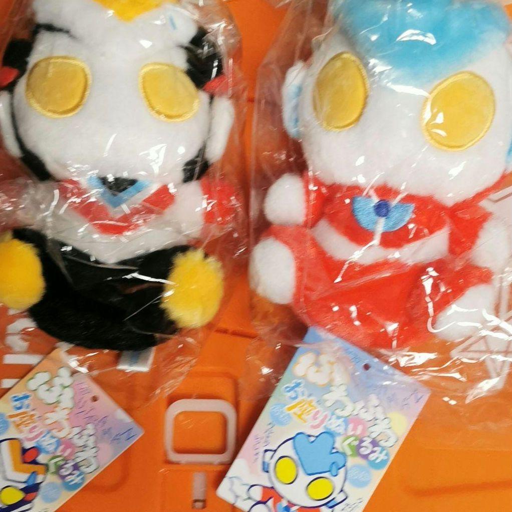 ウルトラマンギンガ　ビクトリー　ショップ　ふわふわお座りぬいぐるみ　タグ付き