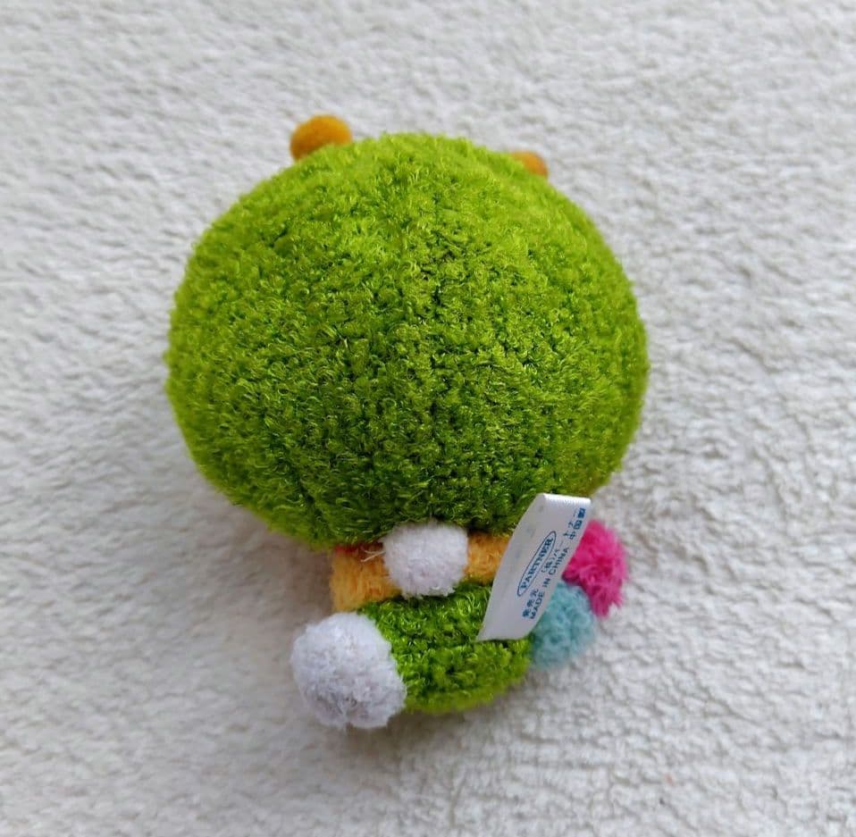 ハローキティカラフルパグマスコット あおむし レア ボールチェーン欠品