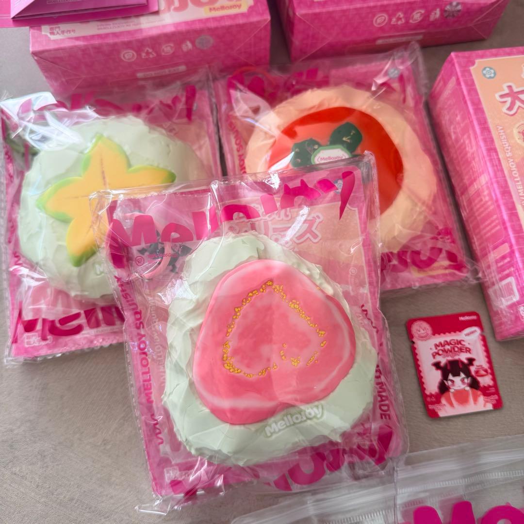 ピ*子様 Mellojoy スクイーズ 大福 表紙の3個セット