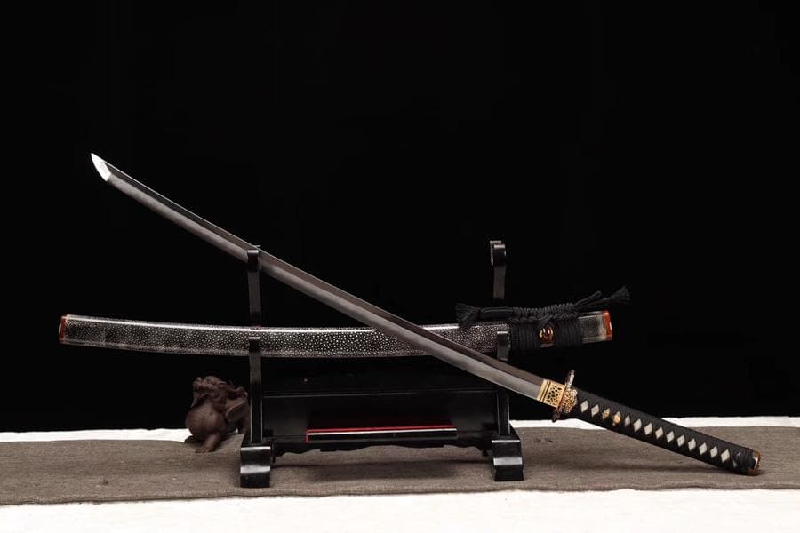 永楽魚皮 日本刀 模造刀 居合刀 武士道 武蔵 鑑賞用 手鍛造打