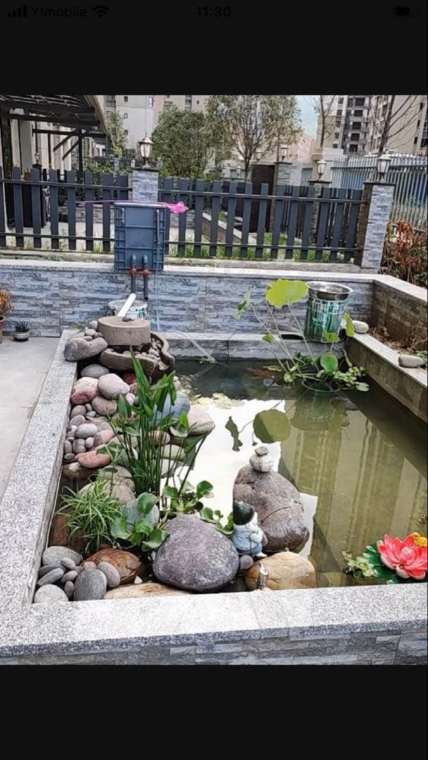 ポンプ付き池フィルター万能濾過装置 池フィルター最高濾過装置大)当日発送送料込み