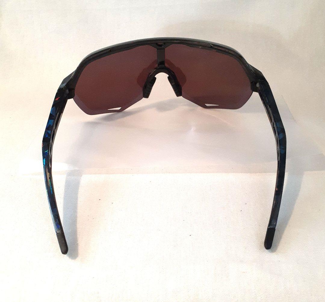 中古 100% S2 ブラックホログラフィック ワンハンドレッド サングラス