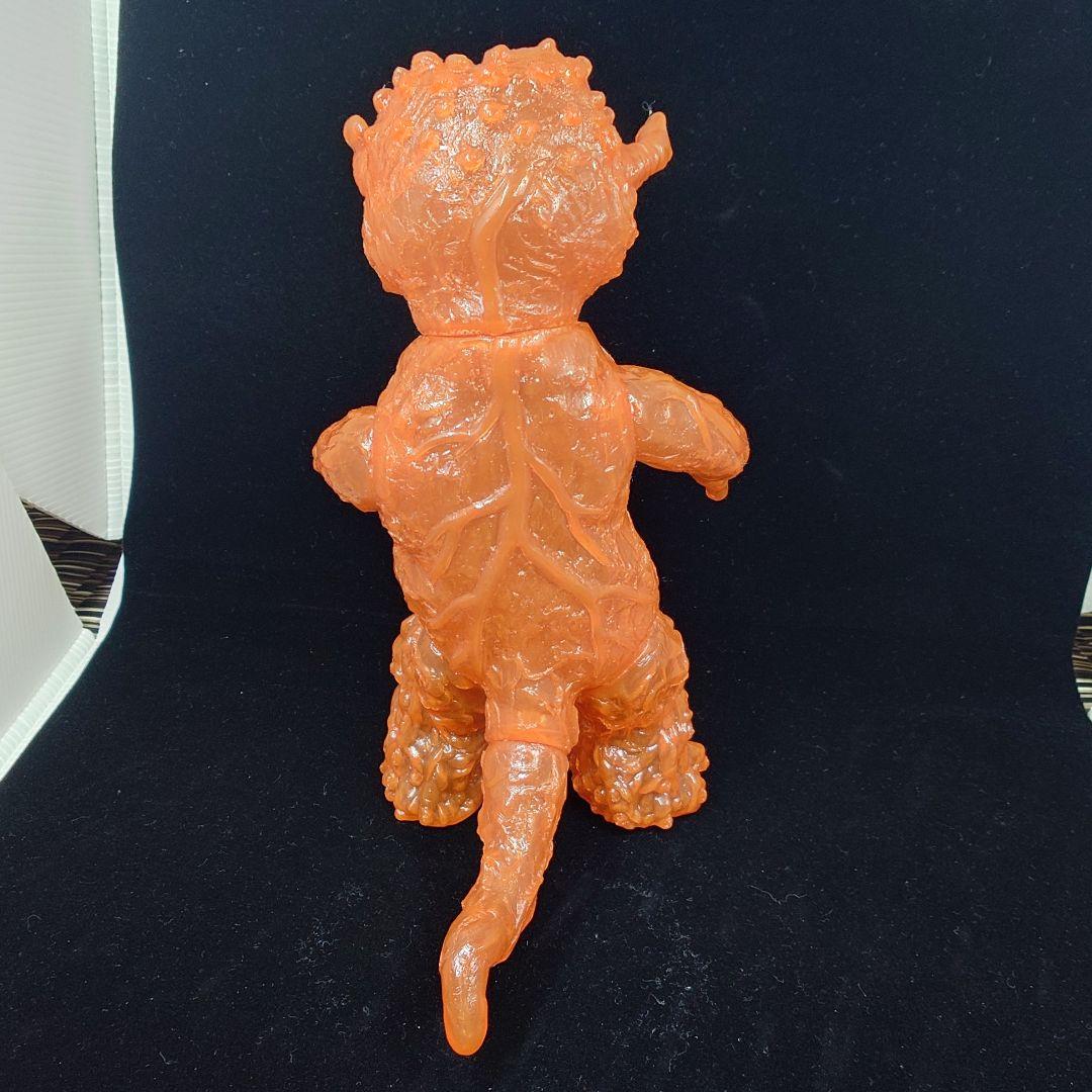 【状態良】エレガブ　ドクロ怪獣シリーズ　ヒトゴミラ　オレンジ　クリア成型　未彩色