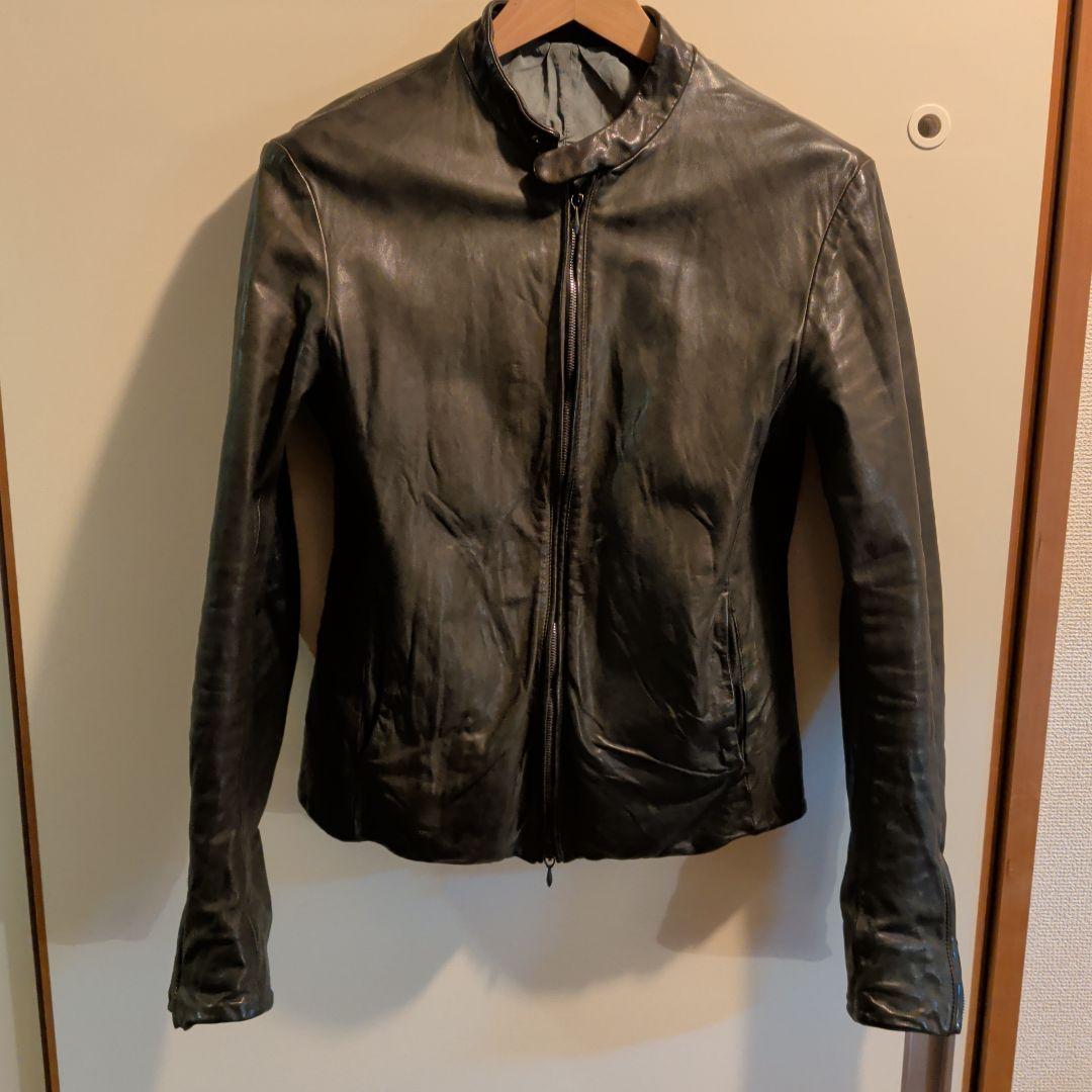 u*p様 incarnation カーフレザー シングルライダース M 黒