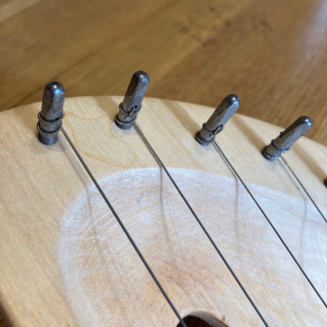 キンダーハープ　ライアー　木製ハープ 7弦　シュタイナー　調弦用ハンマーなし