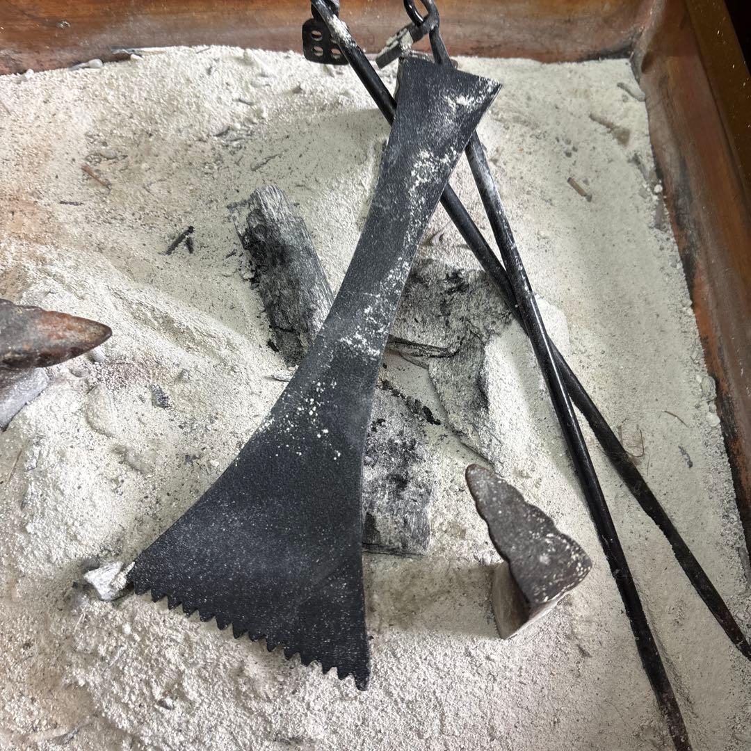 木製座卓 引き出し付き 灰皿付き　火鉢　囲炉裏テーブル　座卓　付属品あり