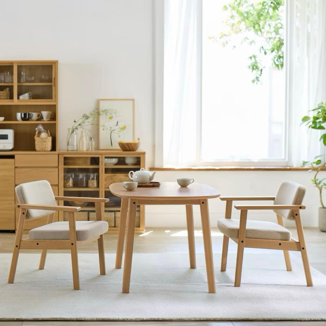 無印良品　高さが変えられるテーブル