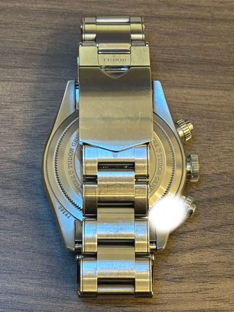 【2023年新品購入/美品・保証残】ブラックベイクロノM79360N TUDOR