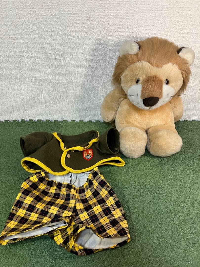 吉徳　ライオンのぬいぐるみ　昭和レトロ　FINE SUCCESS