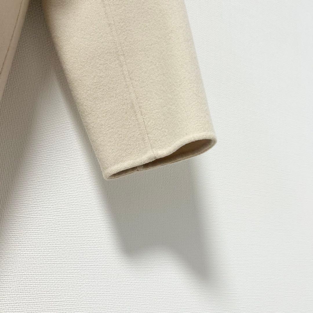 GALERIE VIE 　ライトメルトンチェスターコート　ライトベージュ　36