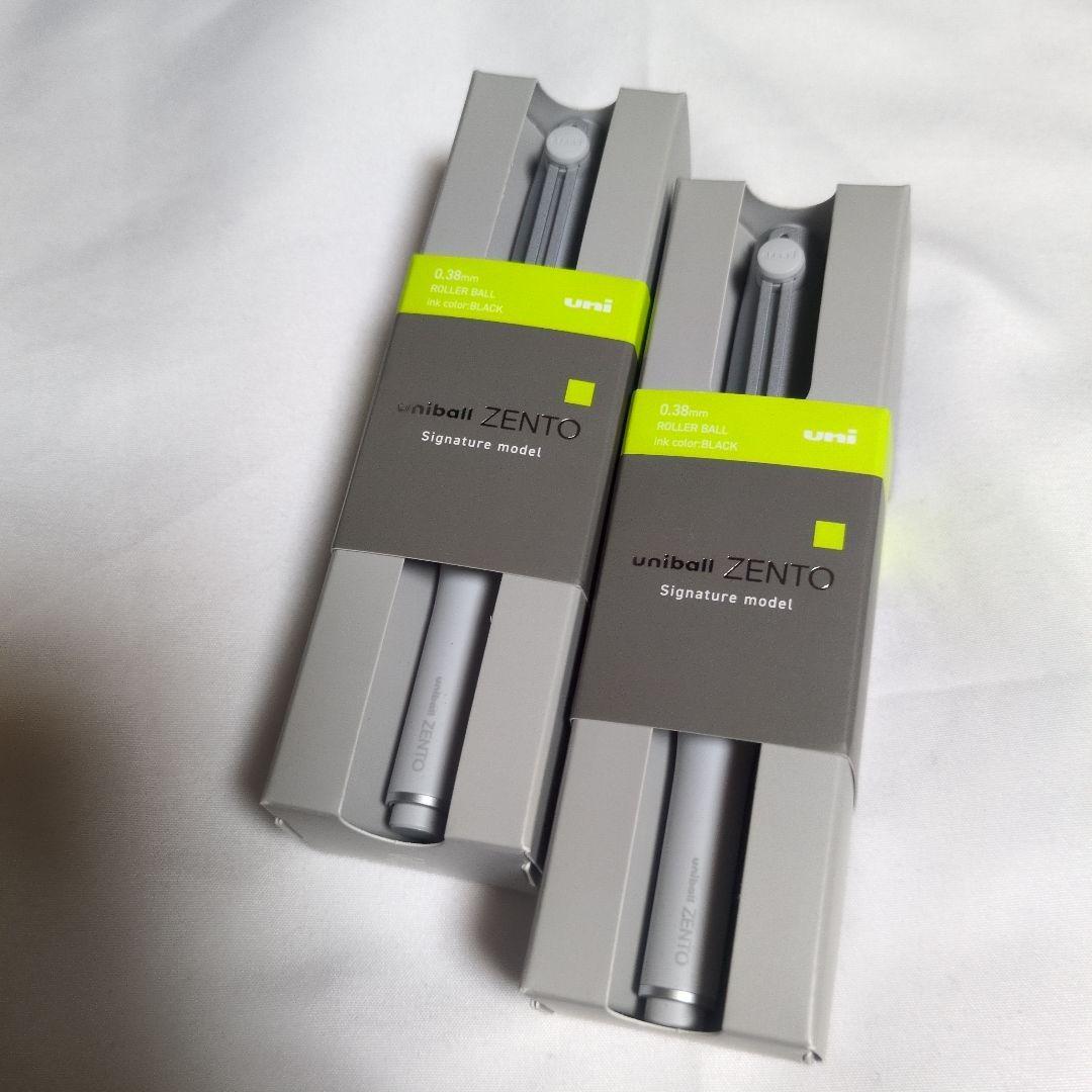 新品未使用　ユニボール ゼント シグニチャーモデル 0.38mm　2本セット