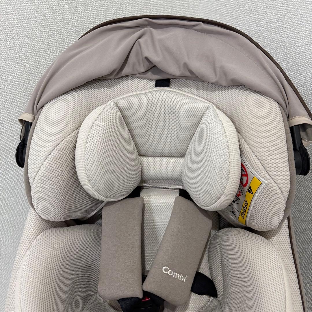 【極美品】クルムーヴスマートISOFIX エッグショック tete a tete