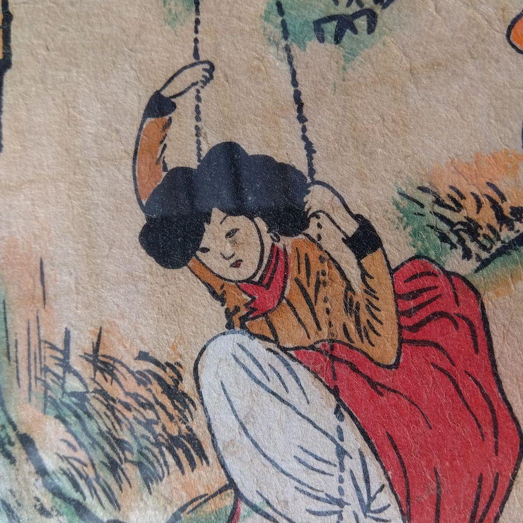 李朝　竜山遊興図