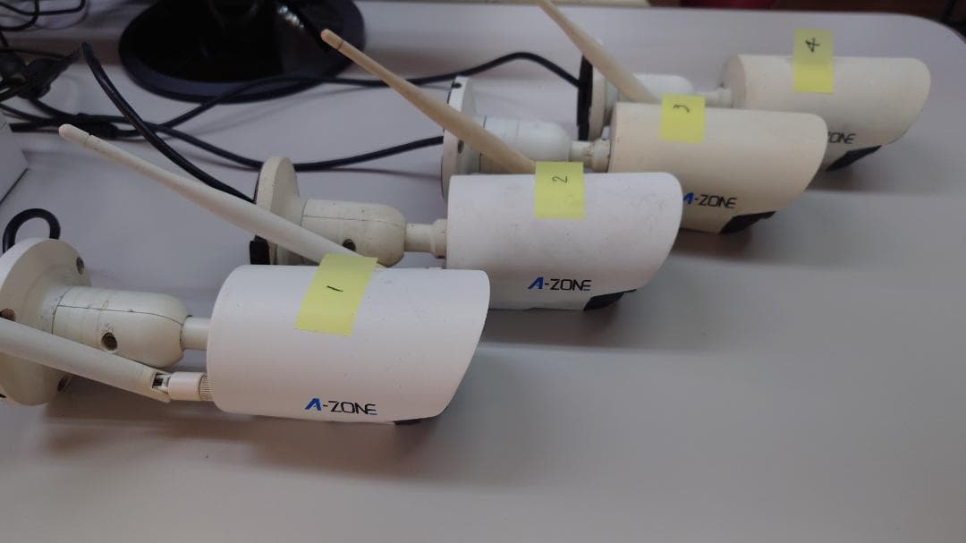 【僕 】A-ZONE Wireless P2P NVR　カメラ4台セット