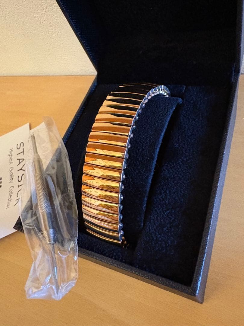 STAYSICK PG×WH ステンレス　腕時計　ハミルトン　フライト