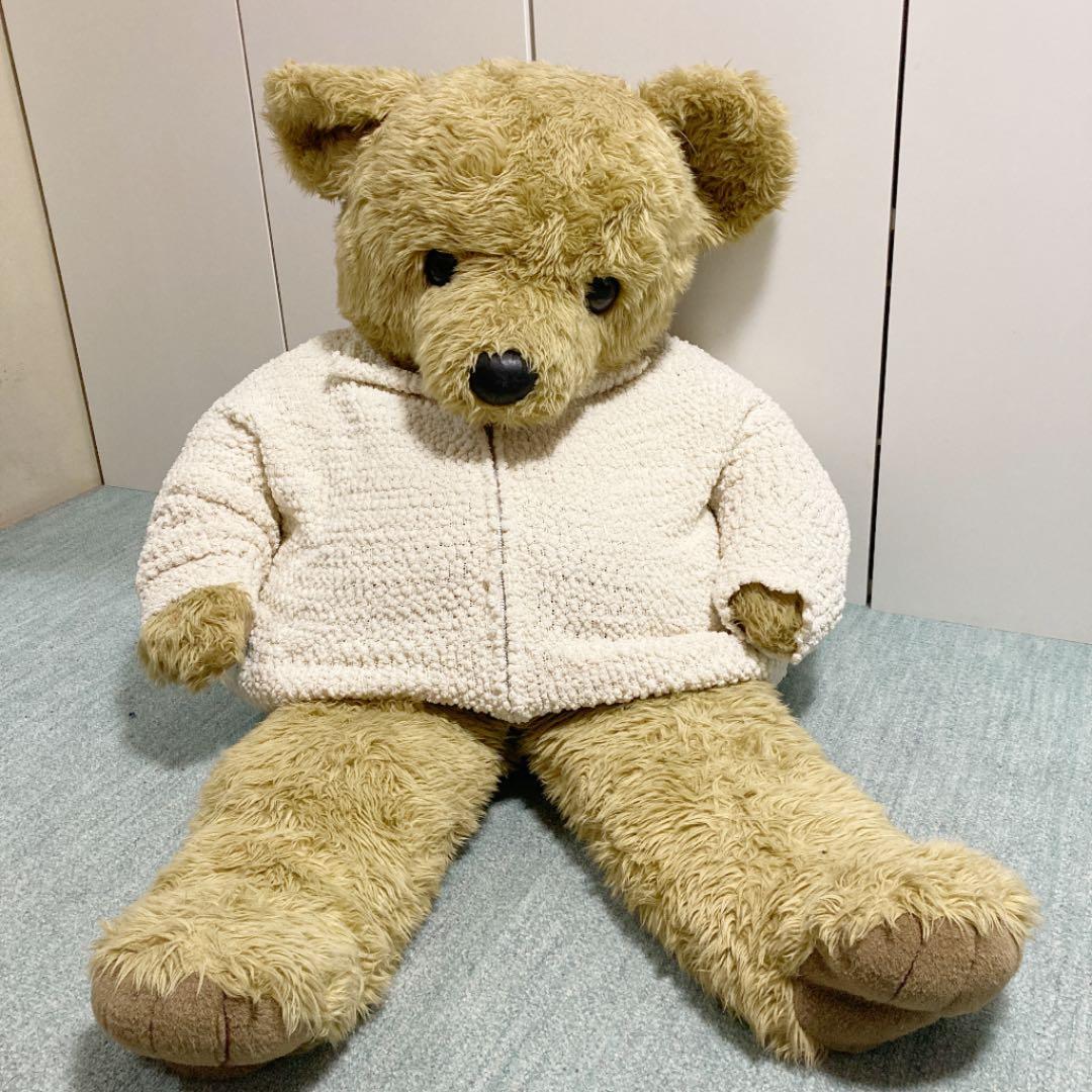 ファースト社　ヴィンテージテディベア　特大クマぬいぐるみ