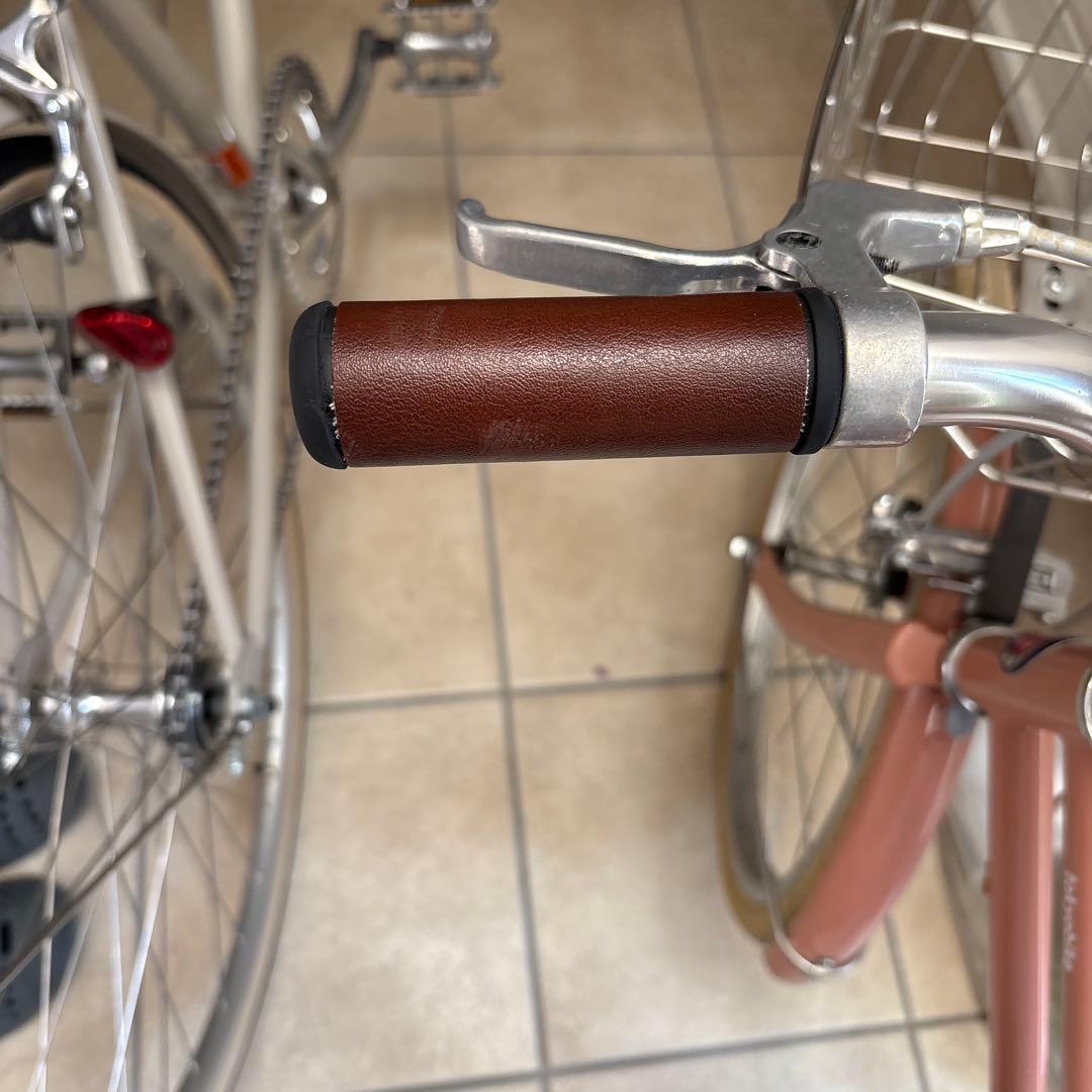 TOKYOBIKE Jr. ステップ　20インチ　ベージュレッド