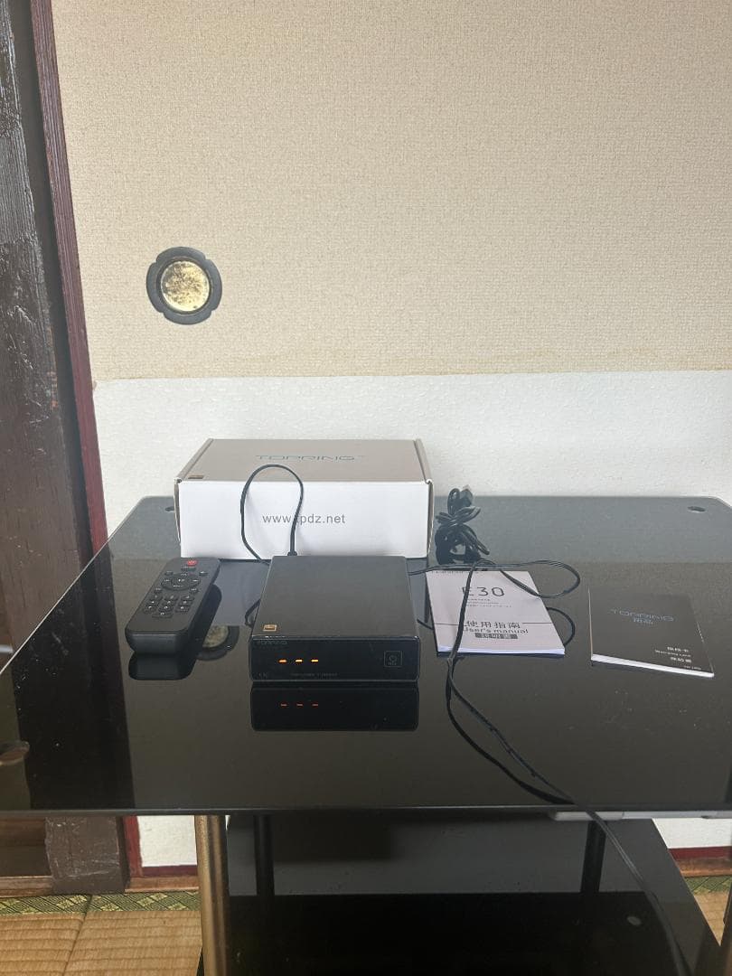●TOPPING E30　USB　DAC　ブラック　動作確認済み