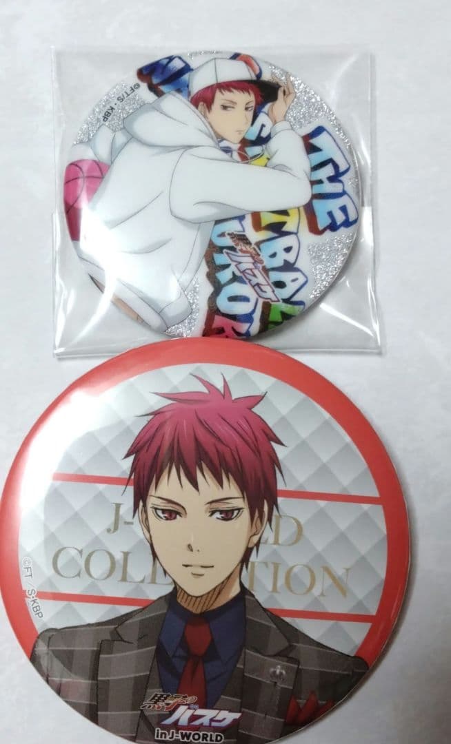 黒子のバスケ 赤司 グリッター 缶バッジ