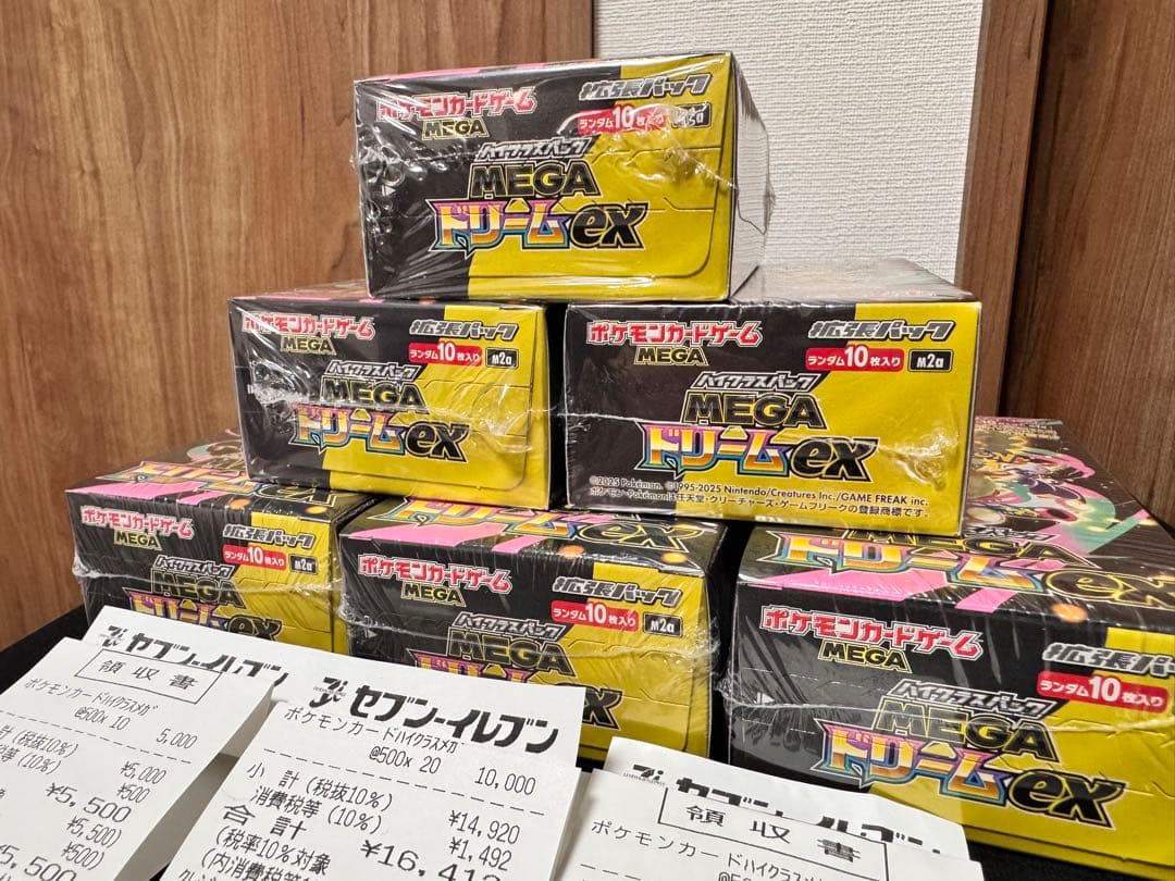 MEGAドリームexシュリンク付きBOX 6BOX