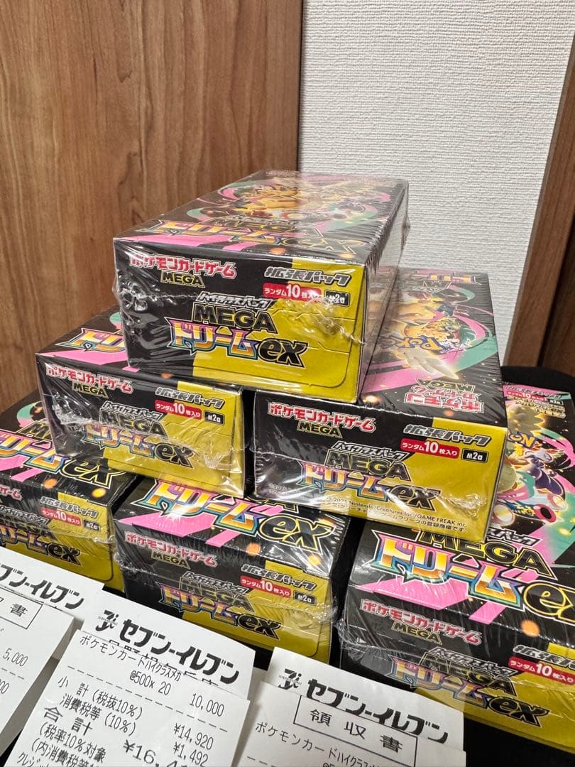 MEGAドリームexシュリンク付きBOX 6BOX