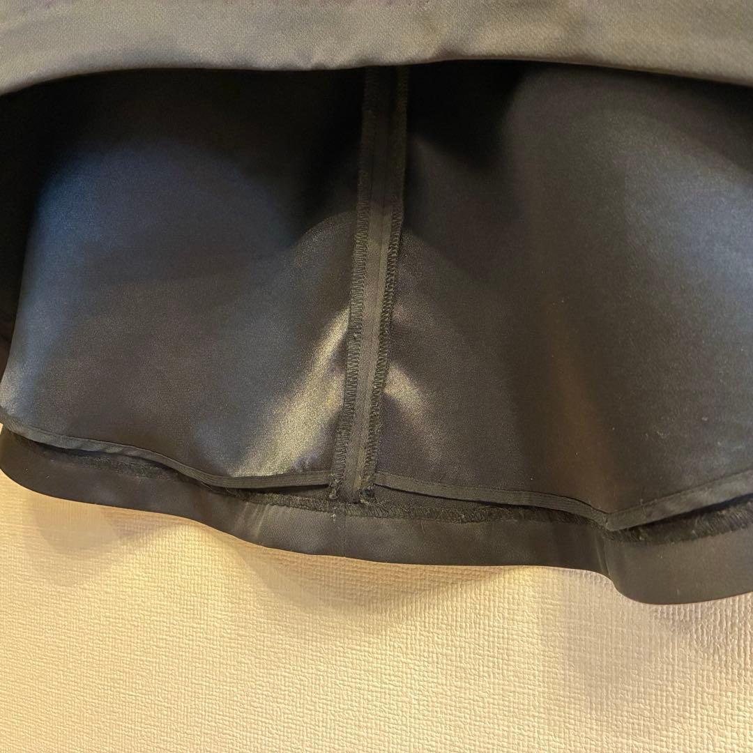 kaene サテンリボンドレス ブラックドレス 二次会ドレス