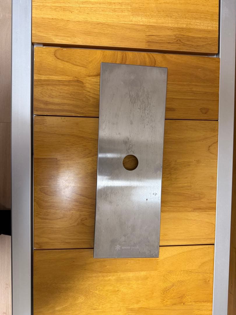 スノーピークエントリーIGTテーブル　付属品プレートあり