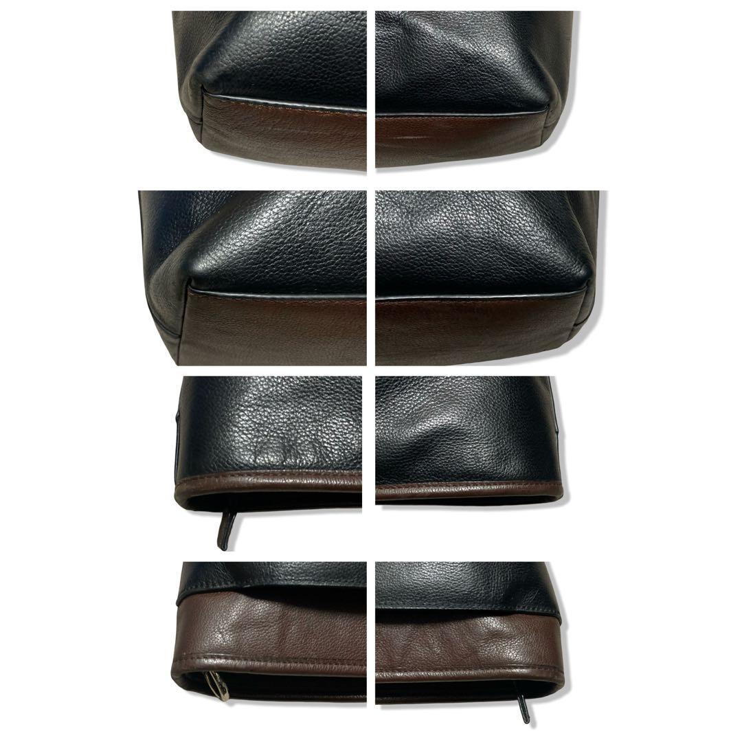 コーチ　ビジネスバッグ　2way　メトロポリタン　A4収納可　レザー　ブラック