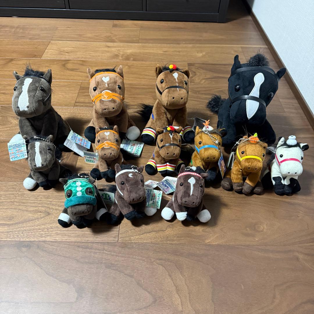 アイドルホース12体とノーザンホースパークくじぬいぐるみ１体セット
