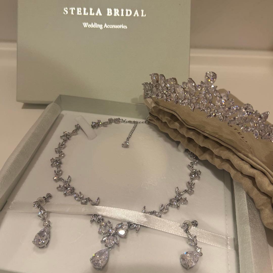 STELLA BRIDAL ブライダルアクセサリー3点セット