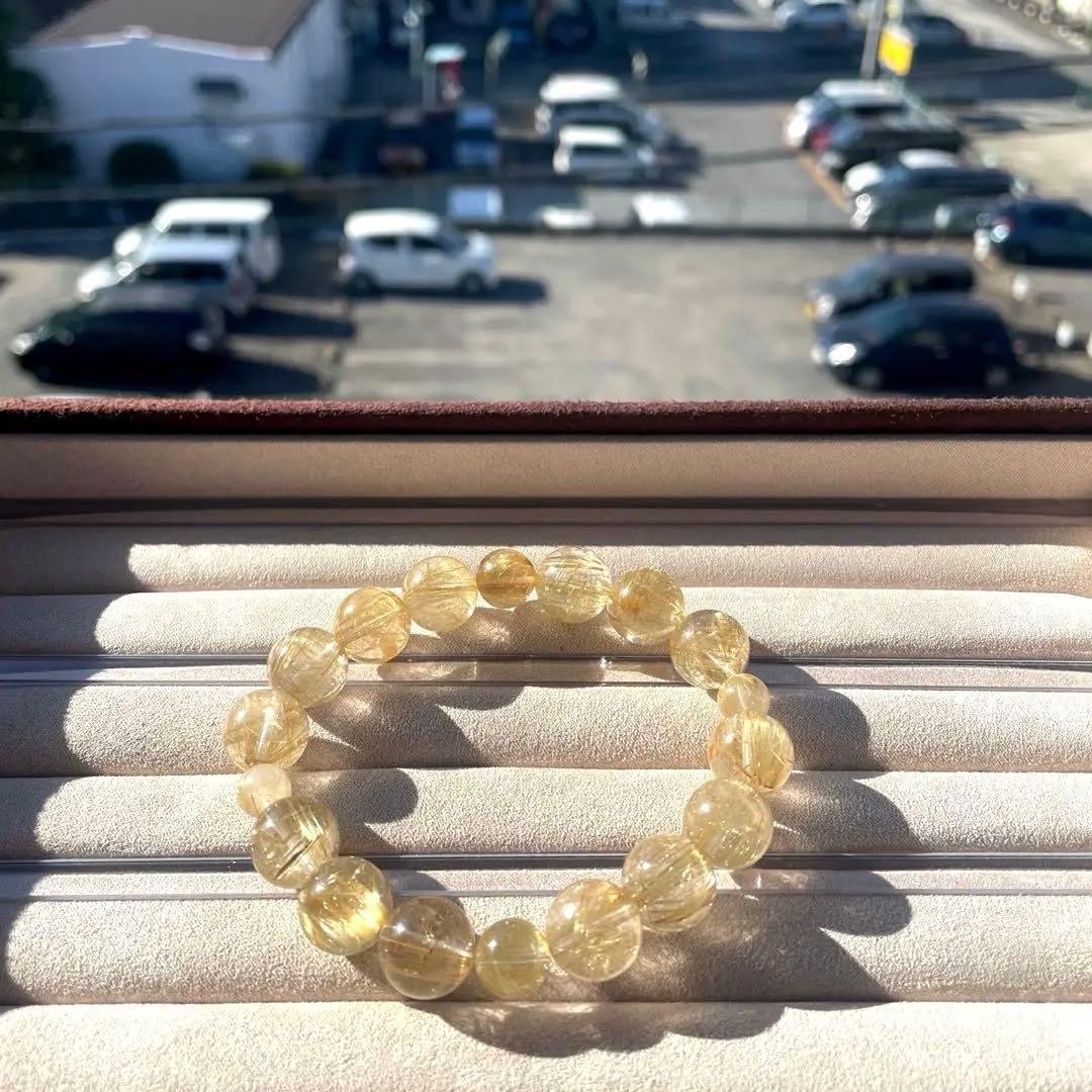 n*い様 【21万➡︎9万8千円】ゴールデンタイチンルチルクォーツ ブレスレット