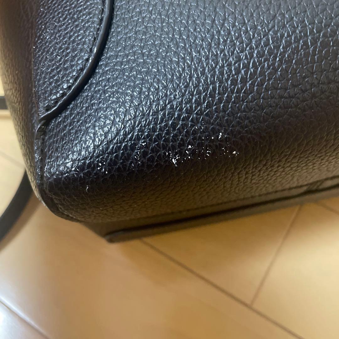 COACH 黒 レザートートバッグ