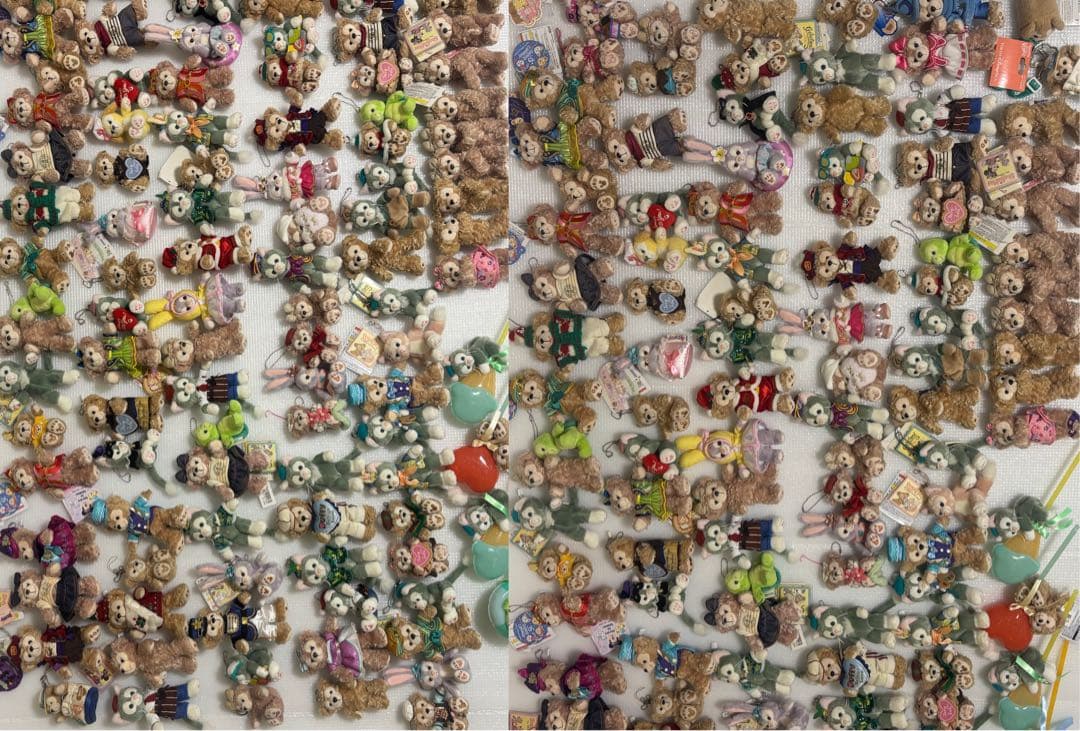 最終値下ダッフィーシェリーメイぬいばぬいぐるみバッヂストラップ109点セット