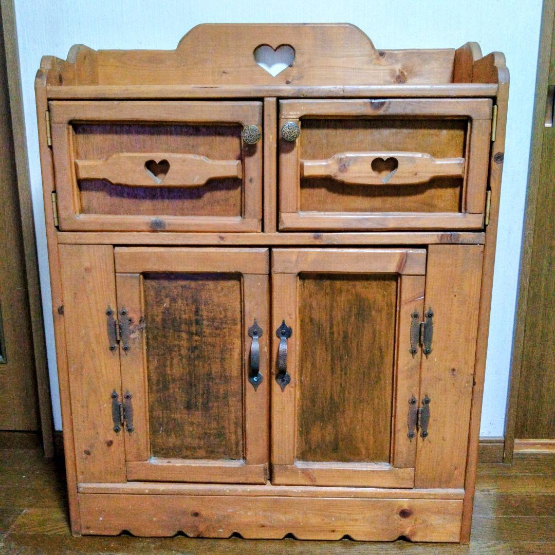 カントリー家具　キャビネット　ハンドメイド