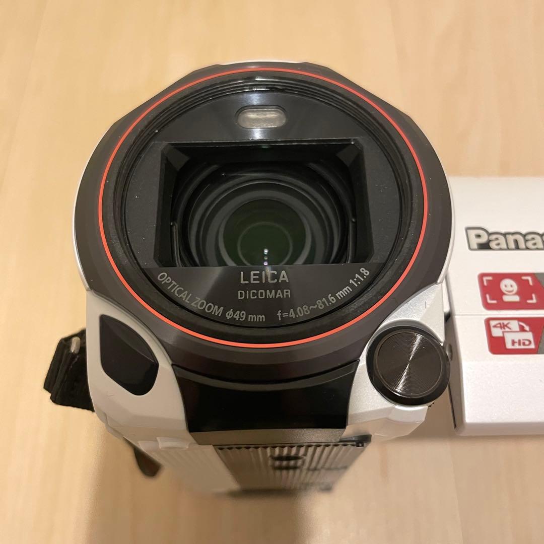 Panasonic HC-VX985M 4K ビデオカメラ バッテリー2個付