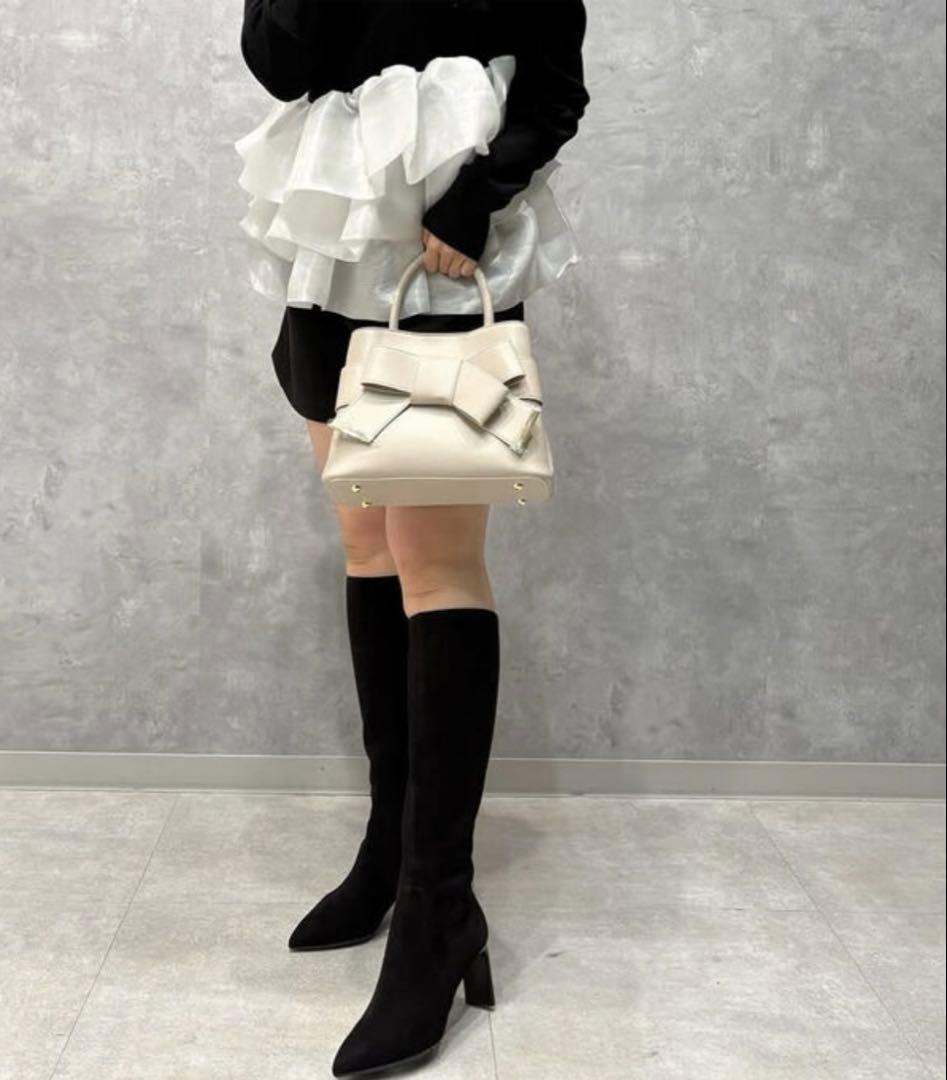 DIANA【未使用】ワンハンドル バッグ 定価14,850円 ダイアナ リボン