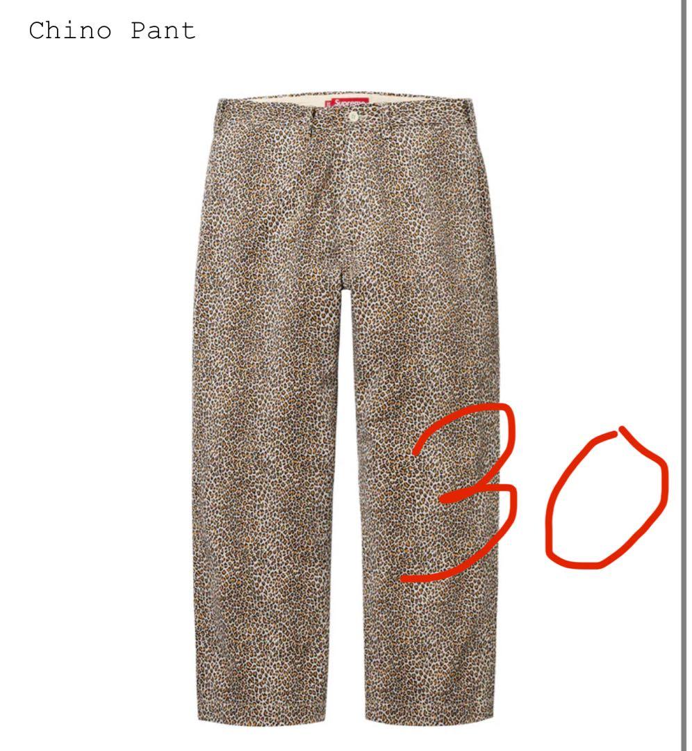 最安値 Supreme Chino Pant Leopard レオパード 30
