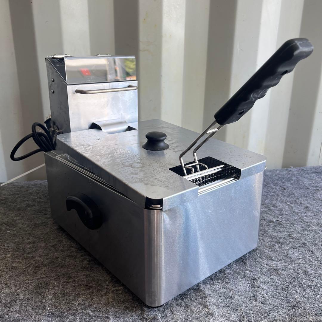 G71激安早い者勝ち✨ 卓上単槽電気フライヤー 6L 揚げ物 店舗