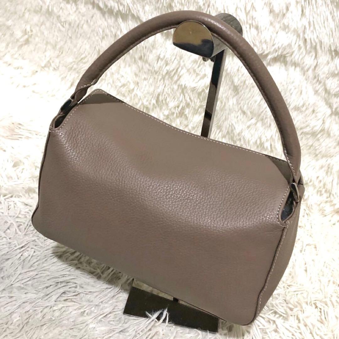 現行·未使用✨キタムラ　 レザー ハンドバッグ