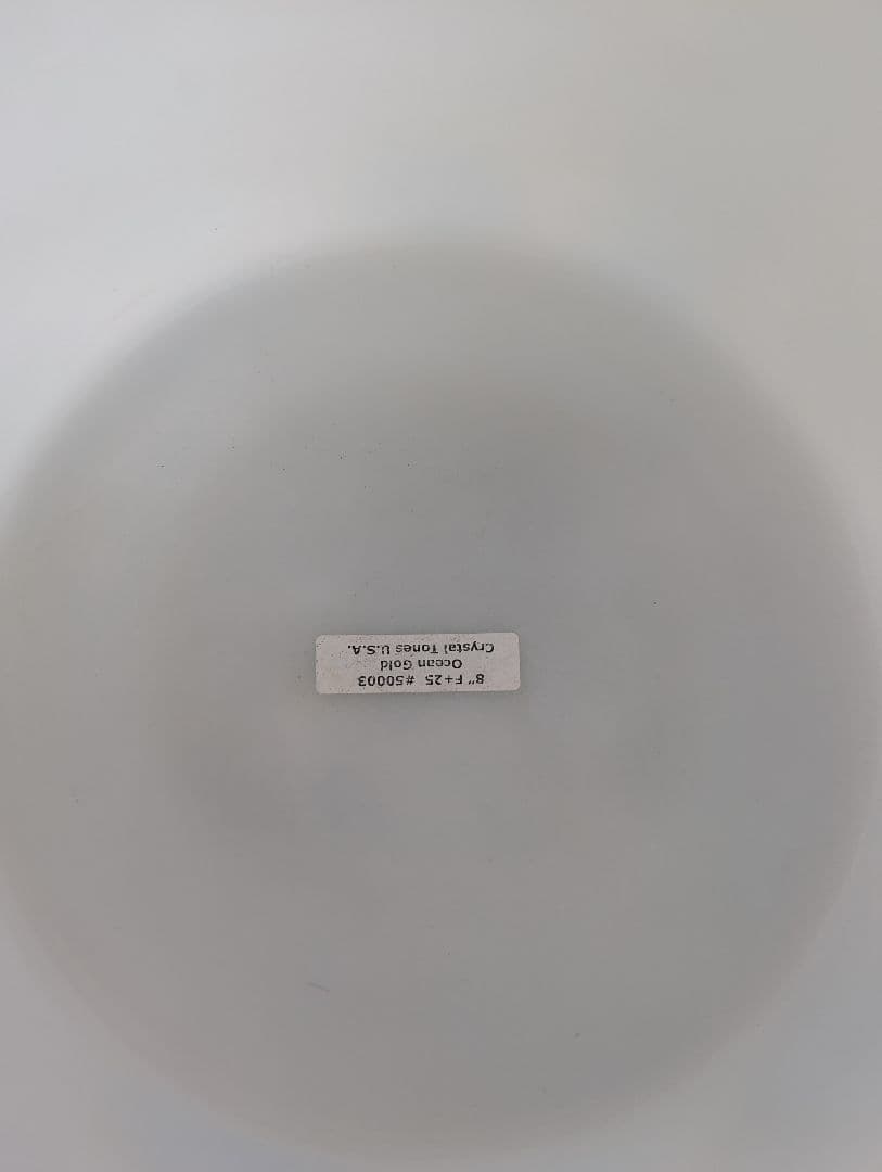 まるえ☆アルケミークリスタルボウル　Ocean Gold 8インチ