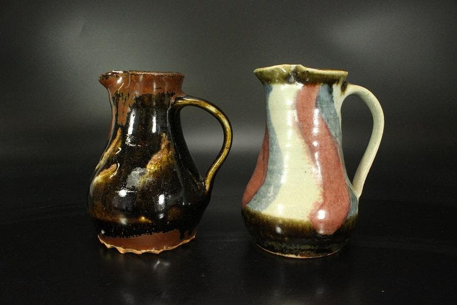 水注 手取花瓶 壱対 恒次作 木箱付(メ1268)